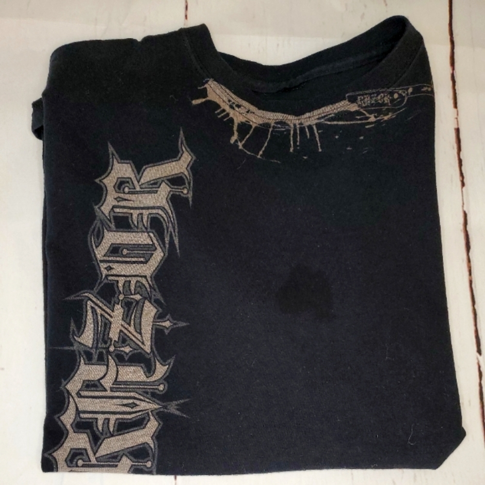 Razor Black T Shirt  Size M